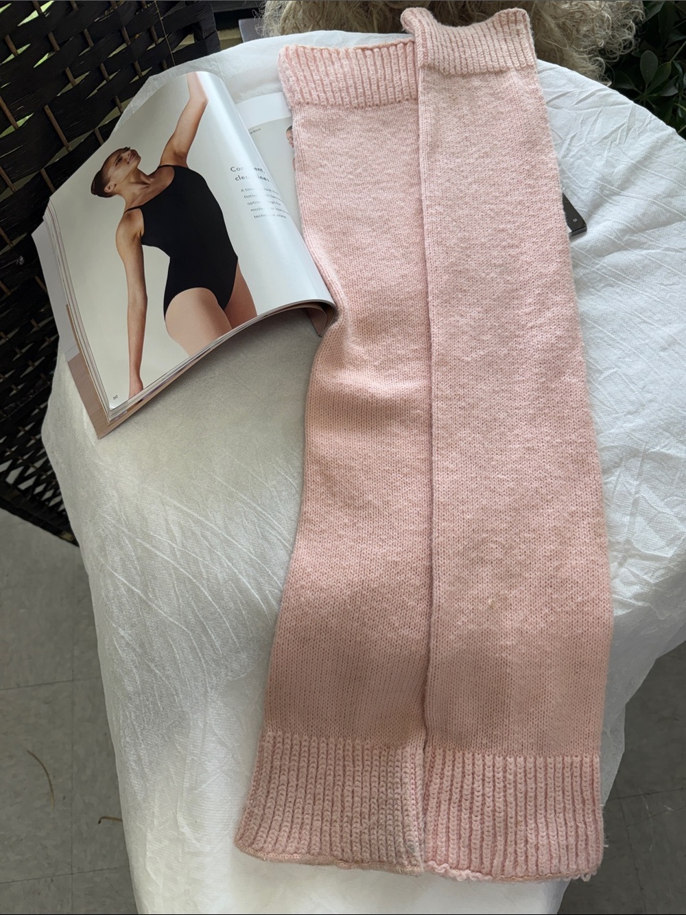 Soft Ballet Pink LEG WARMERS - comfortable , beautiful, timeless 👯♀️ - Picture 3 of 6